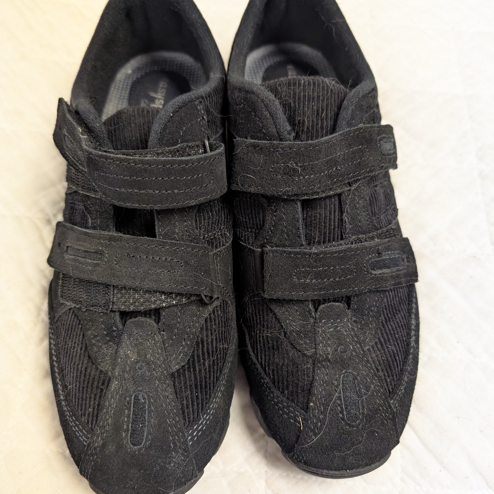 Easy Spirit Black Velcro Sneakers